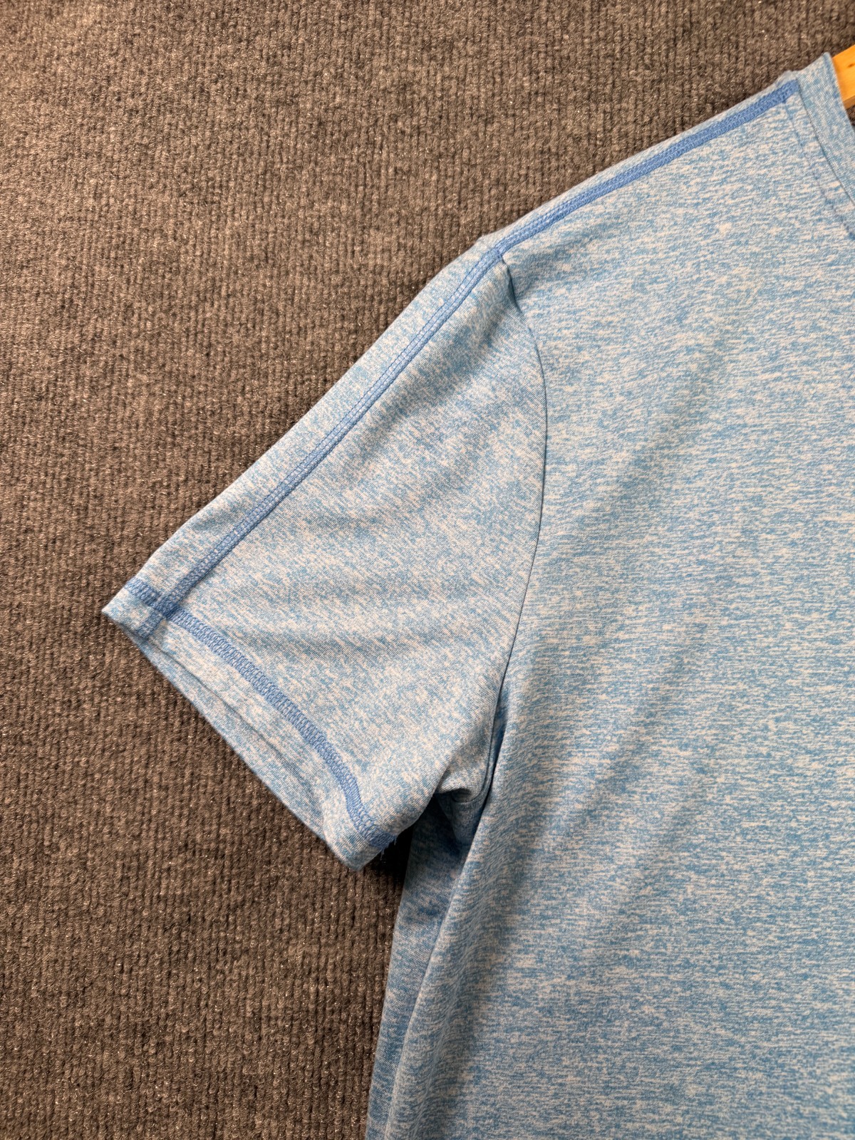 Flag & Anthem MadeFlex Henley T-Shirt Blue Sz M Stretch Moisture Wicking Stretch gallery