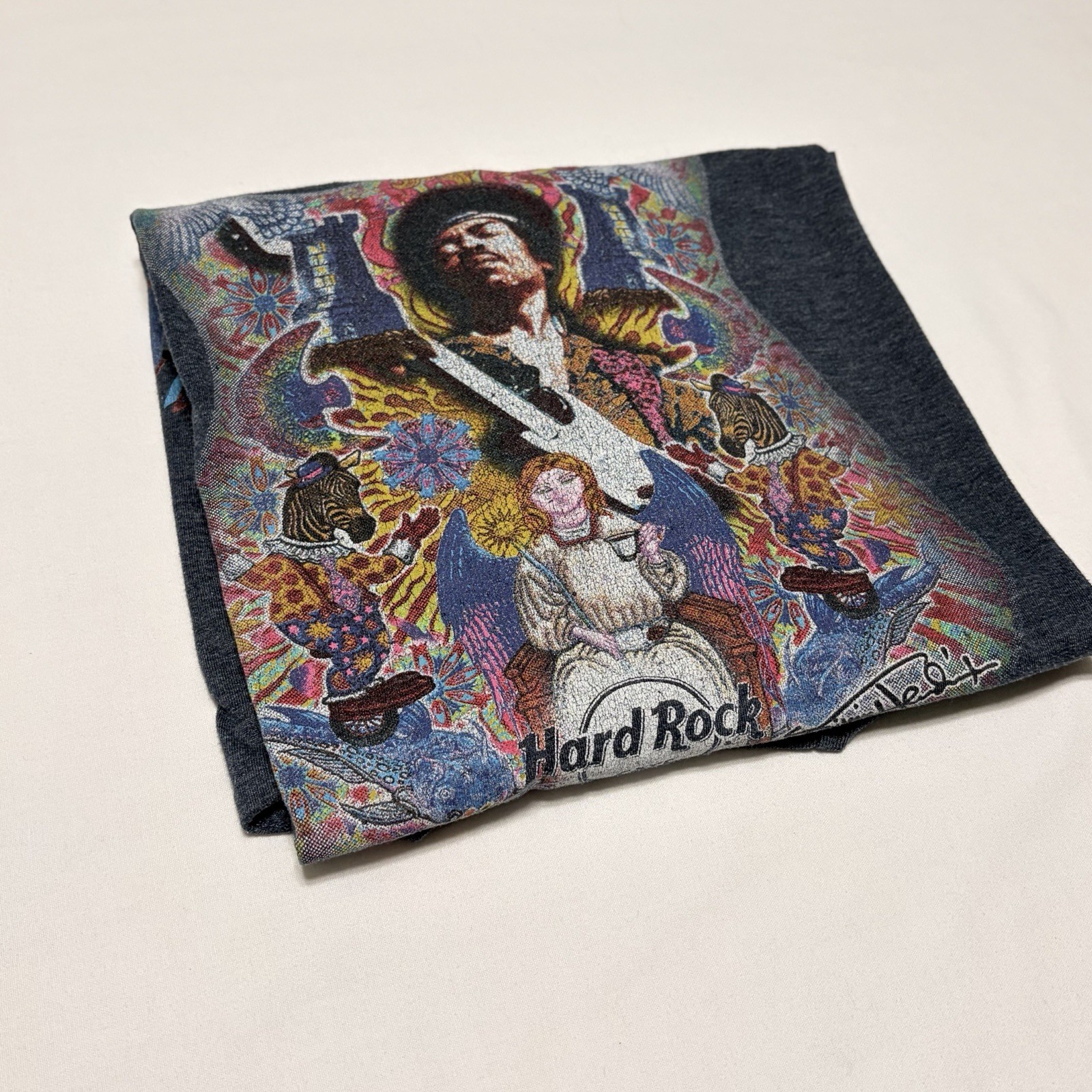 Hard Rock Cafe Jimi Hendrix Shirt XL Signature Series 29 Myrtle Beach Fender gallery