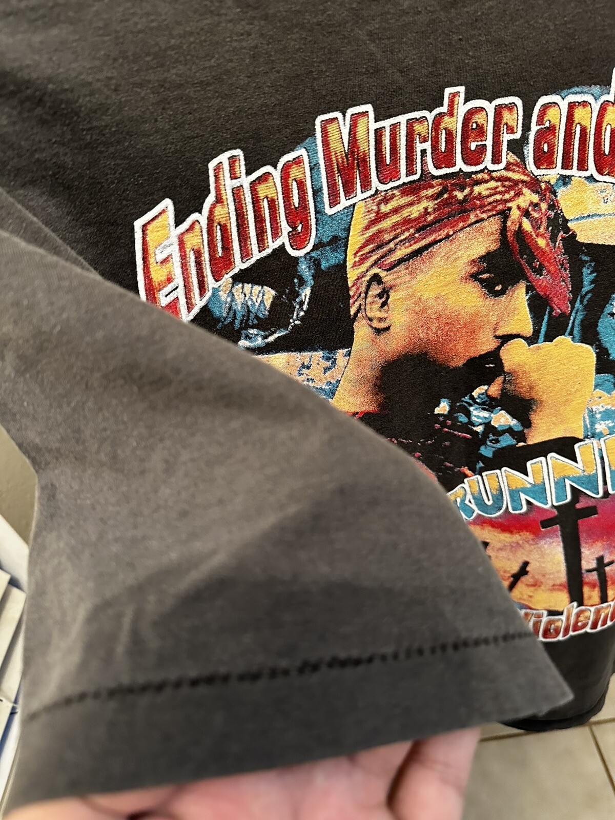 Tupac Biggie Vintage Stop the Violence Rap Tee Shirt gallery