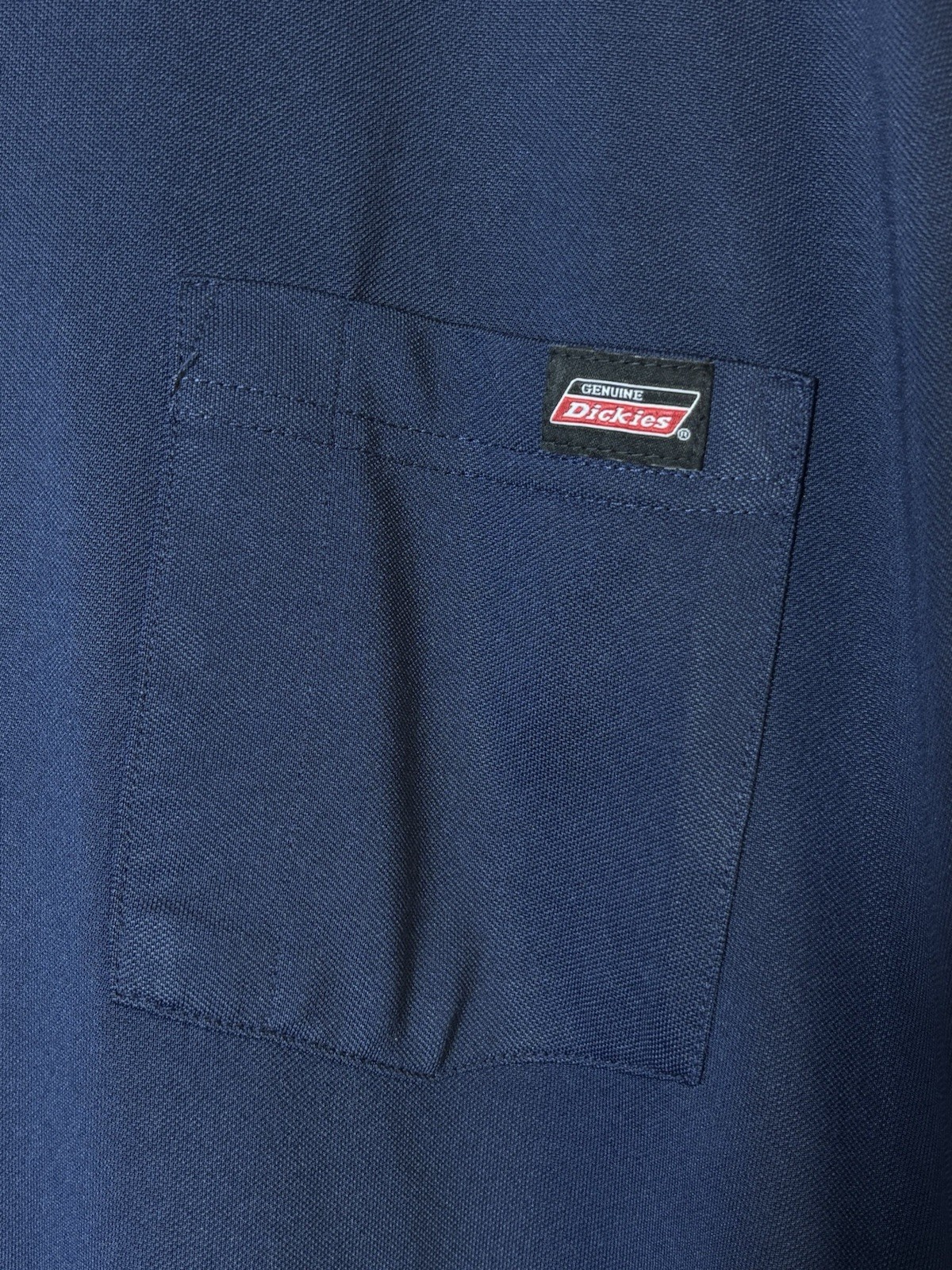 Genuine Dickies Men's XL Navy Blue Short-Sleeve T-Shirt W/Pocket gallery