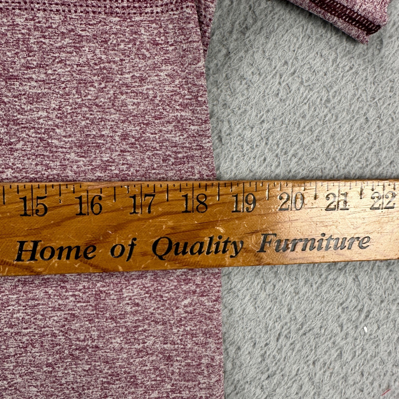 Rhone Shirt Adult Medium Maroon Nylon Blend Tech T-Shirt Short Sleeve Tee Mens gallery
