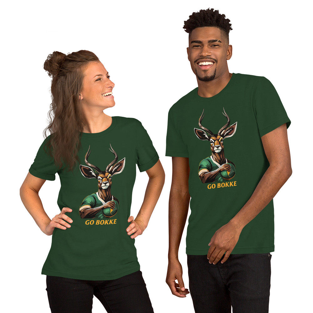 Springbok Supporter Soft and Lightweight Unisex T-shirt South African Rugby gallery