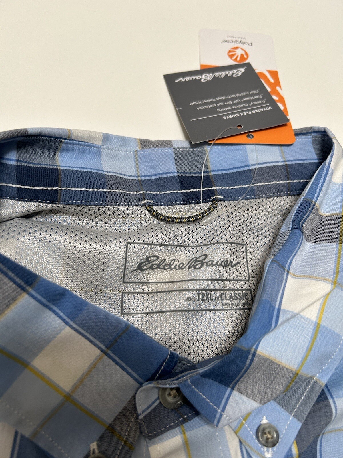 Voyager Flex shirt Indgoblu Eddie Bauer Size XXL gallery