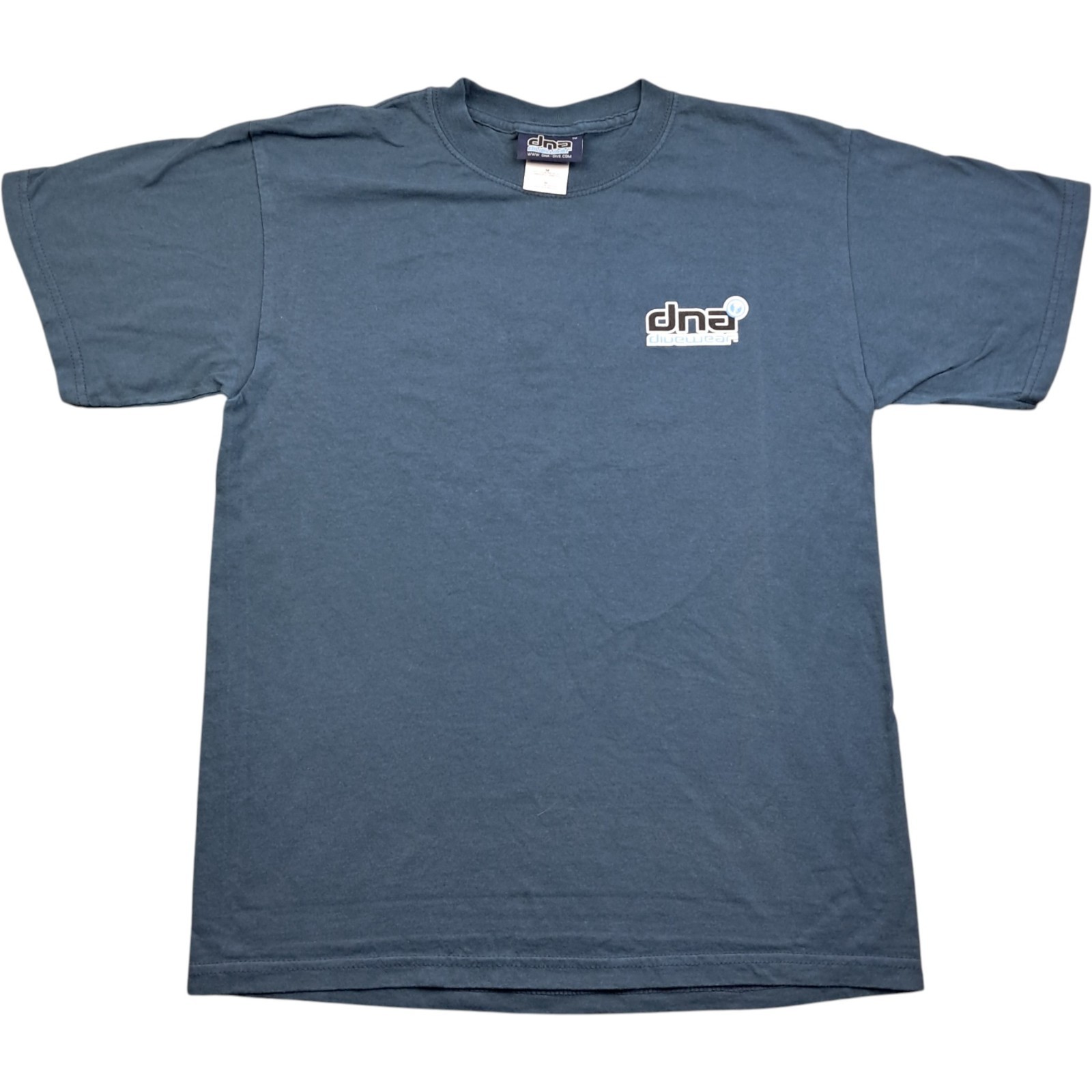 Dive Wear T Shirt Medium Men's Blue Cotton Sub Aquatic Short Sleeve gallery