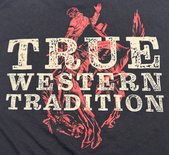 Pendleton Whisky Black T Shirt Size M Cowboy Horse Graphic District Perfect Tri