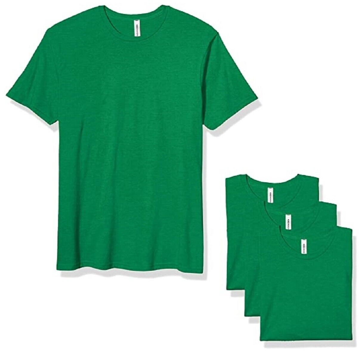 3 Pack Men’s Sz MEDIUM Fine Jersey Short Sleeve T Shirt – Green- AquaGuard