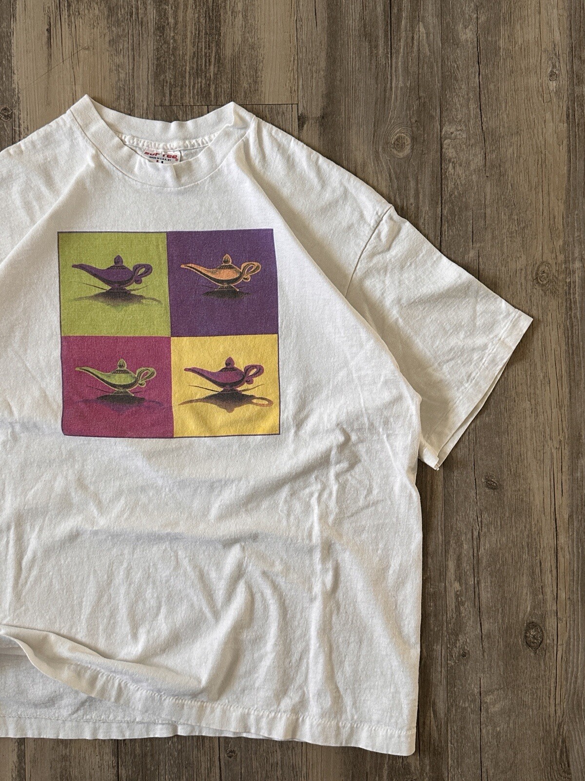 Vintage 90s MoMa Aladdin Museum Of Modern Art NYC T Shirt Sz XL GRAIL RARE 1992 gallery
