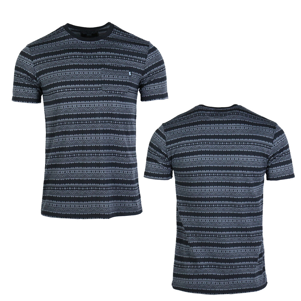 Men's Casual Stripe Cotton Top Breathable Crew Neck T-Shirt Short Sleeve Tee gallery