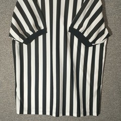 Snap-on Tools Alleson Athletic Referee Shirt Mens XL Black White Striped V-Neck