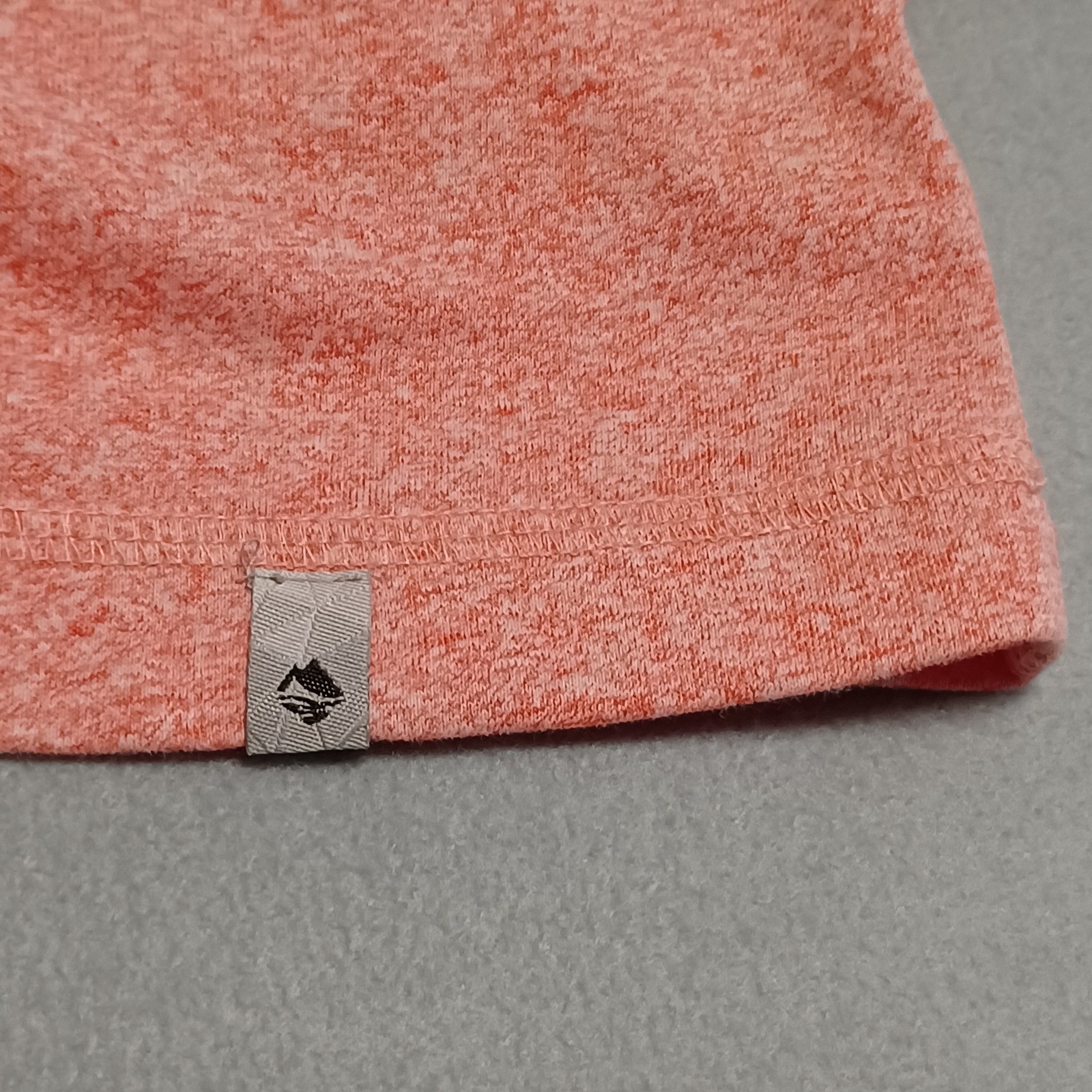 Ocean Coast Mens XXL Henley Shirt Short Sleeve Heather Coral Pink Casual Tee gallery
