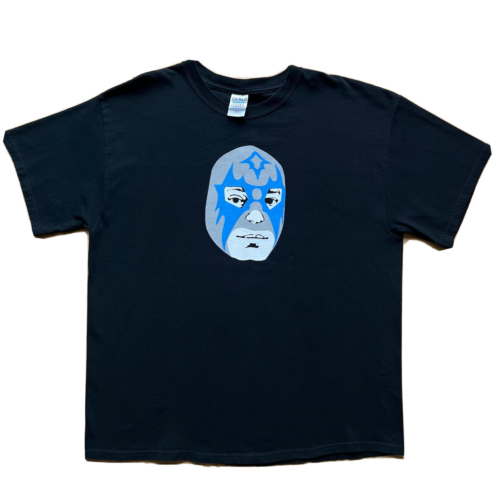 Danny Amis Luchador Shirt XL Black Blue Rock Band Atomic Records Daddy O Grande gallery