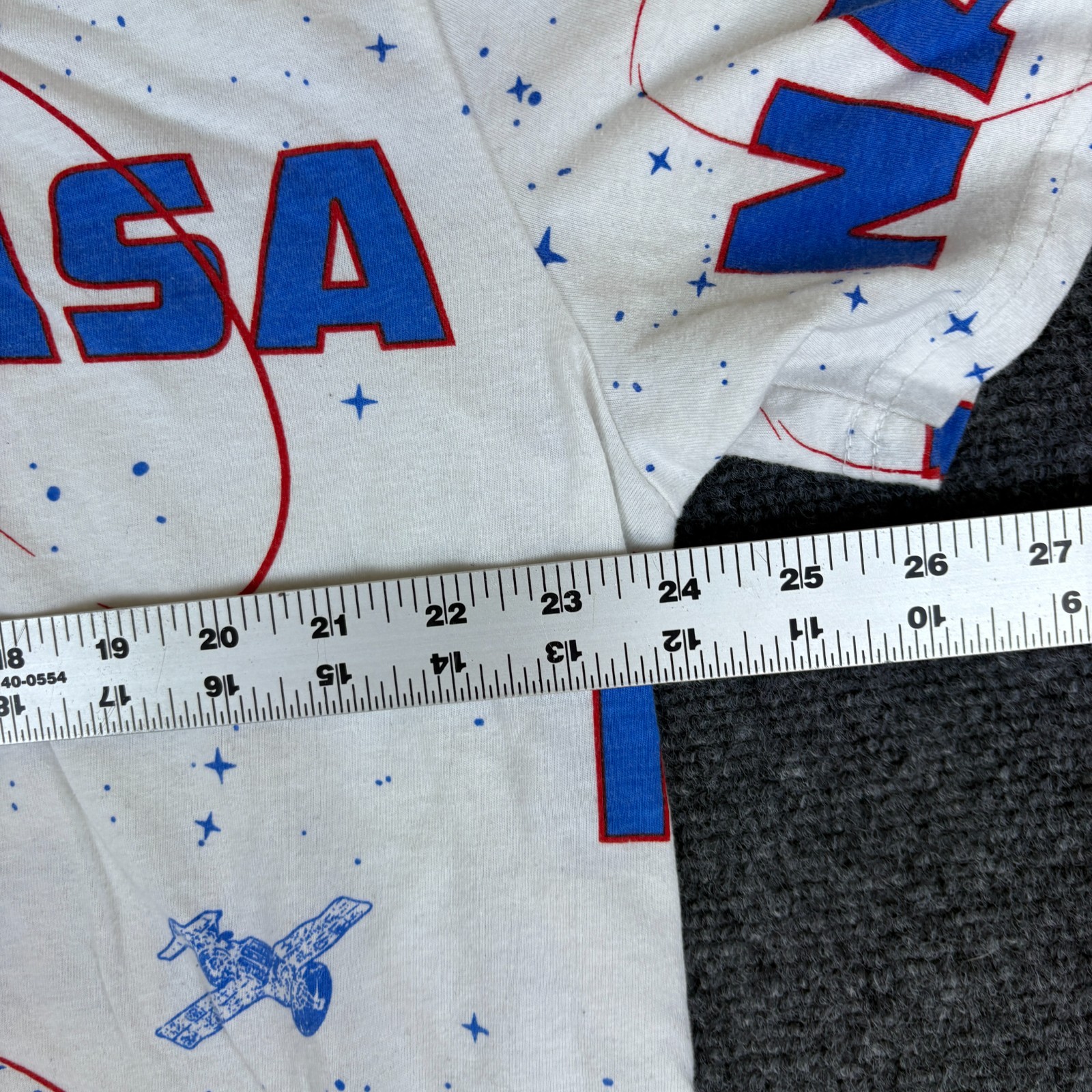 Chemistry NASA T-Shirt Men 2XL White Blue Astronaut Space Shuttle Graphic Cotton gallery