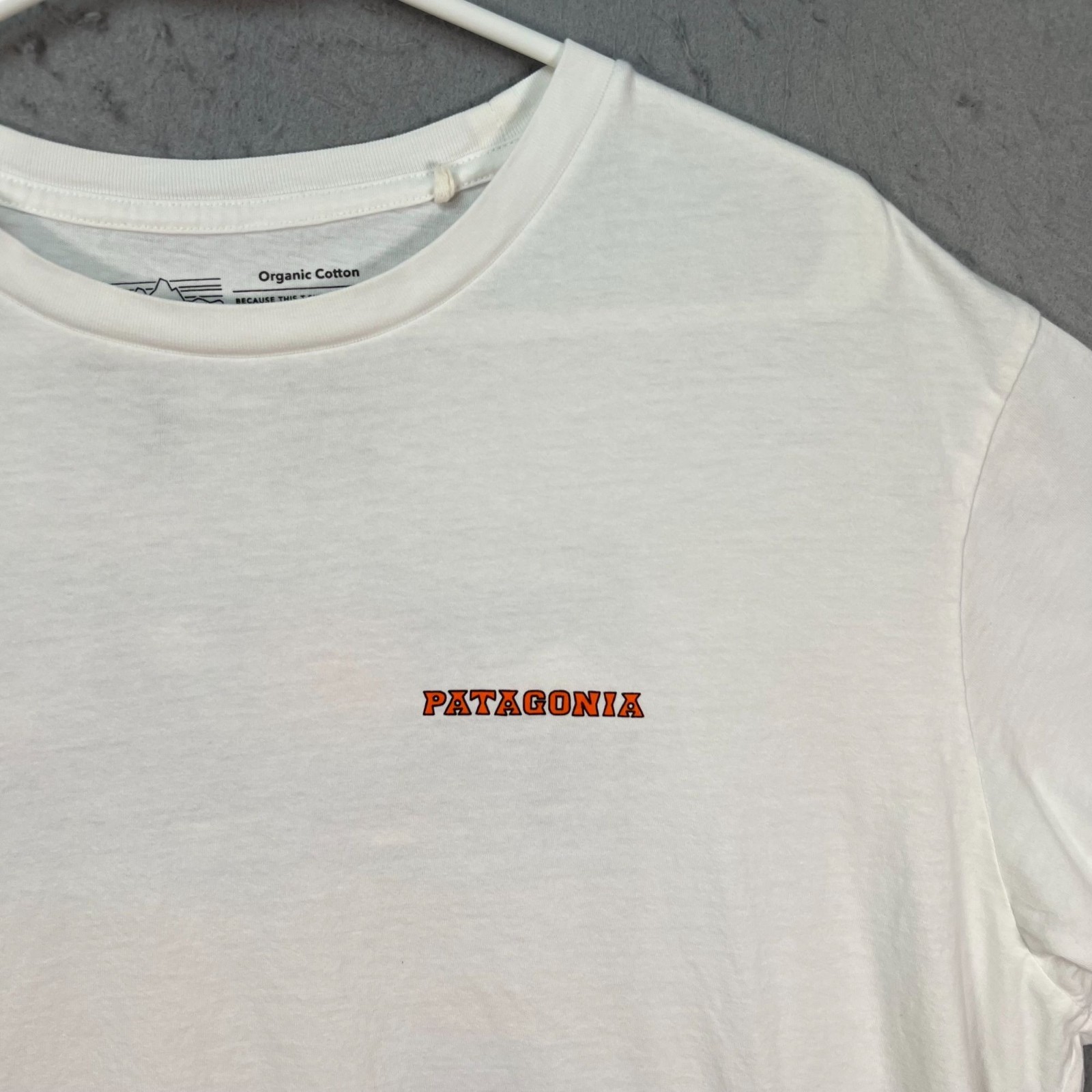 Patagonia Mens XL Regular Fit Organic Cotton T-Shirt White gallery