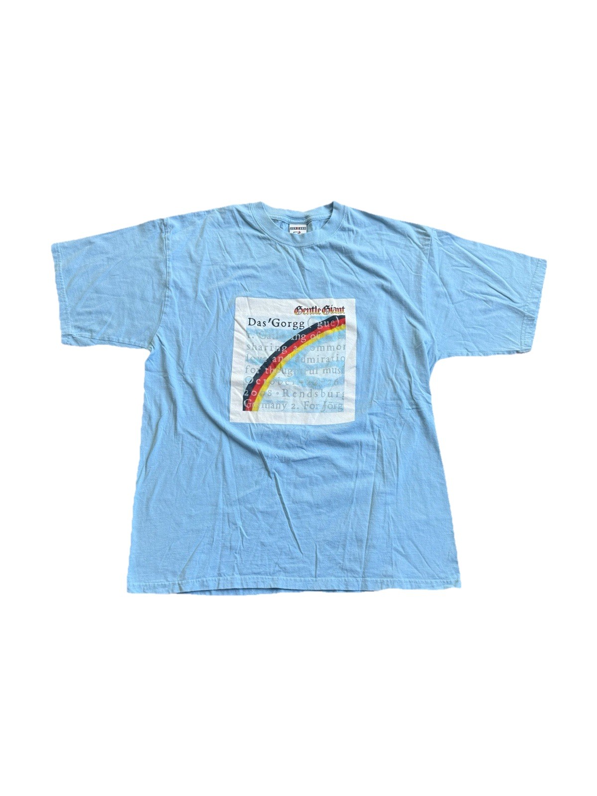 Gentle Giant 00s Blue Cotton Band Shirt Size Men’s L gallery