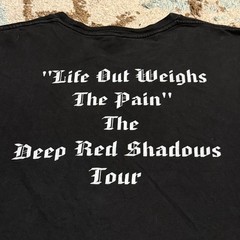 2010 Lillian Axe Deep Red Shadows Tour Shirt Size 2XL Glam Metal Melodic Rock