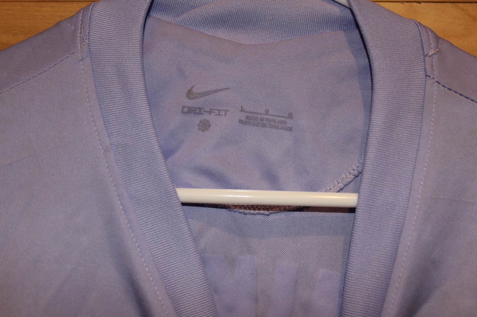 Nike FC Barcelona Dri-Fit Soccer Jersey Purple Mikey 13 Men’s Large gallery