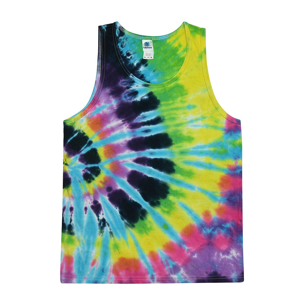 Flashback Tie Dye Tank Tops Sleeveless T-Shirts S M L XL 2XL 3XL Cotton gallery