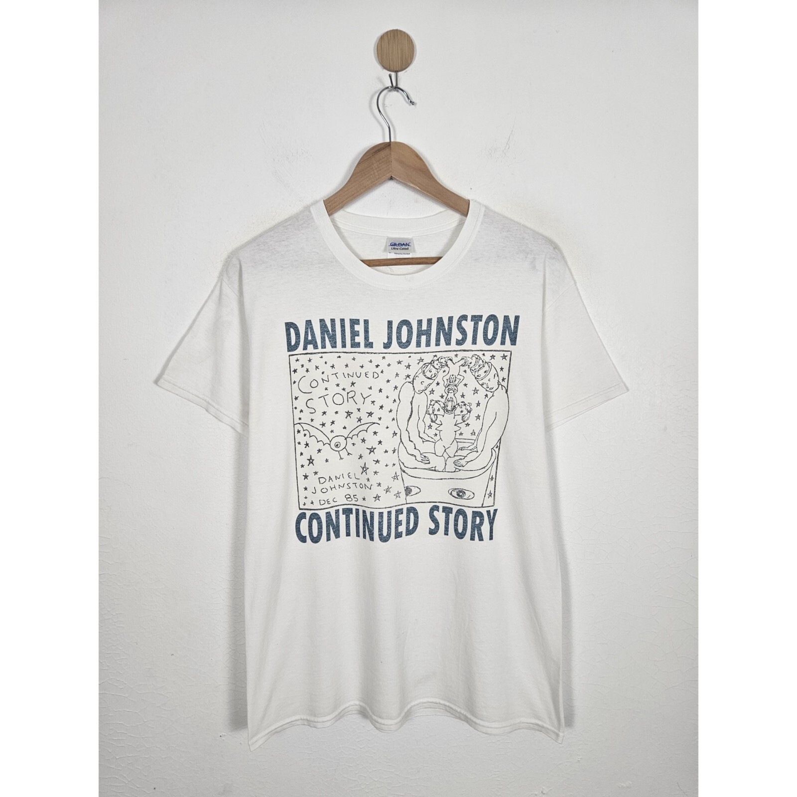 Vintage Daniel Johnston Continued Story shirt gallery