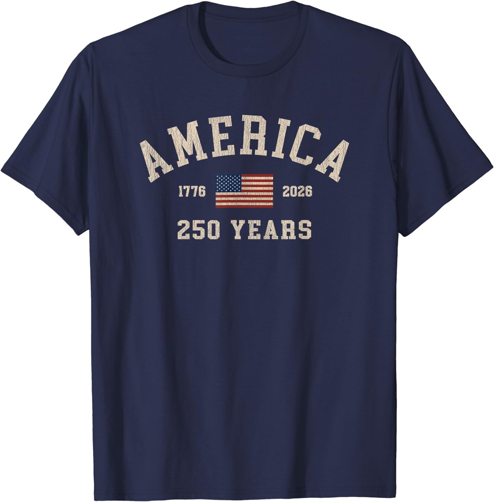 America 250 Years USA United States Flag July 4th 2026 1776 T-Shirt gallery