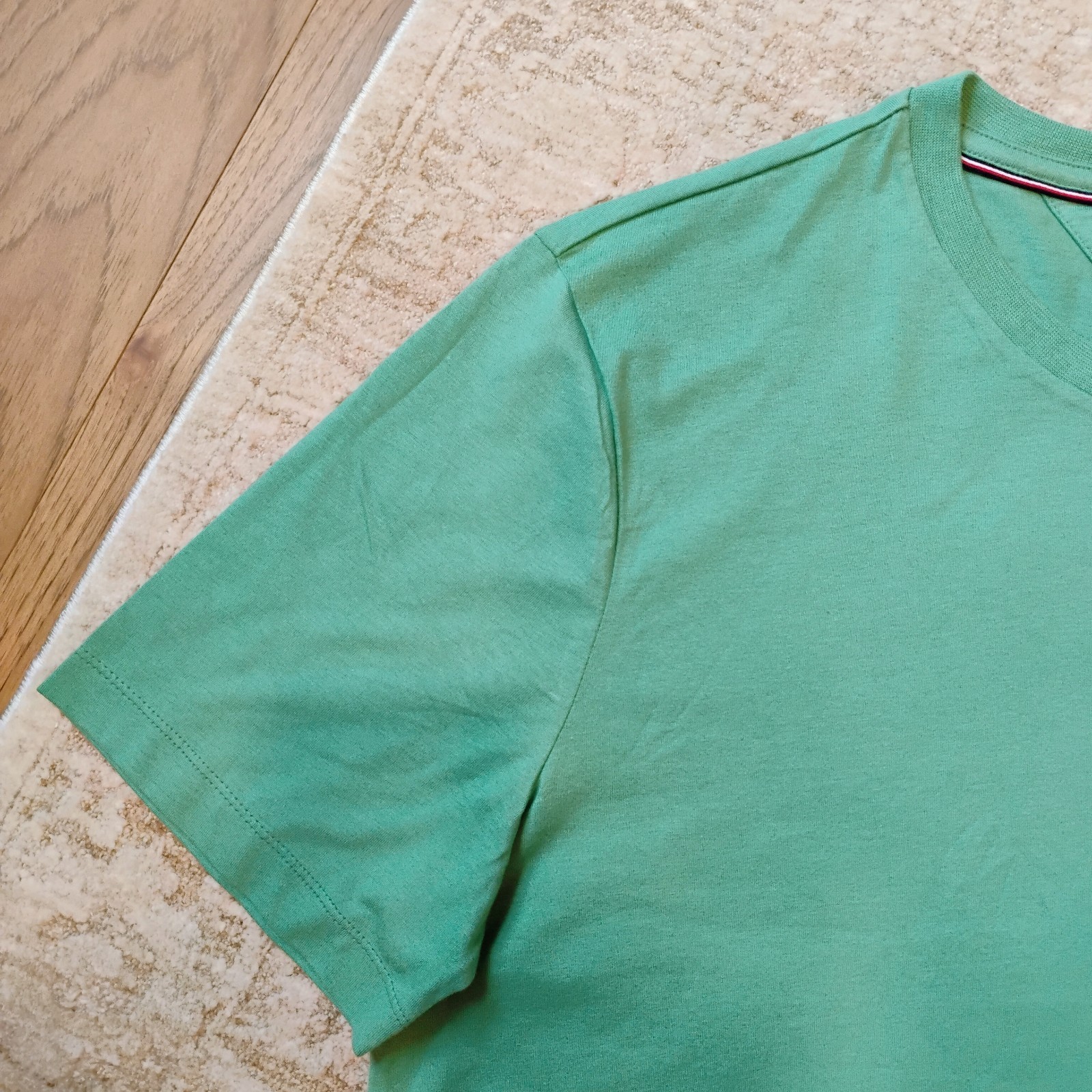 NWT XL Men's Tommy Hilfiger Mint Green Crew Neck Short Sleeve Tee T-Shirt NEW gallery