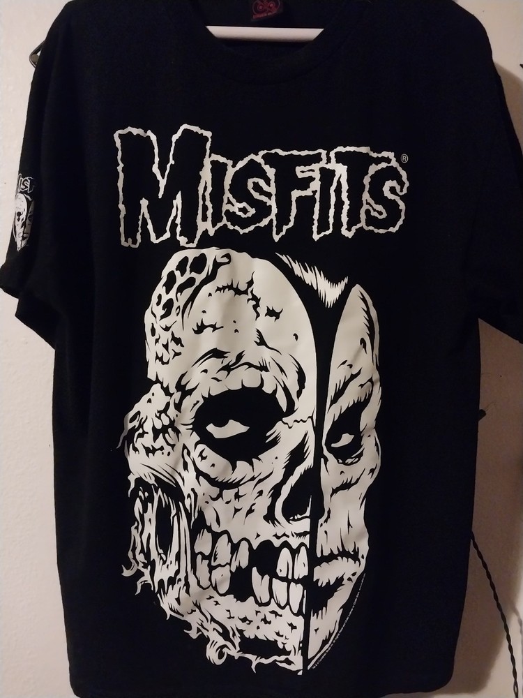 2007 MISFITS 30th Anniversary Jerry Only Glow in the Dark T-Shirt Large
