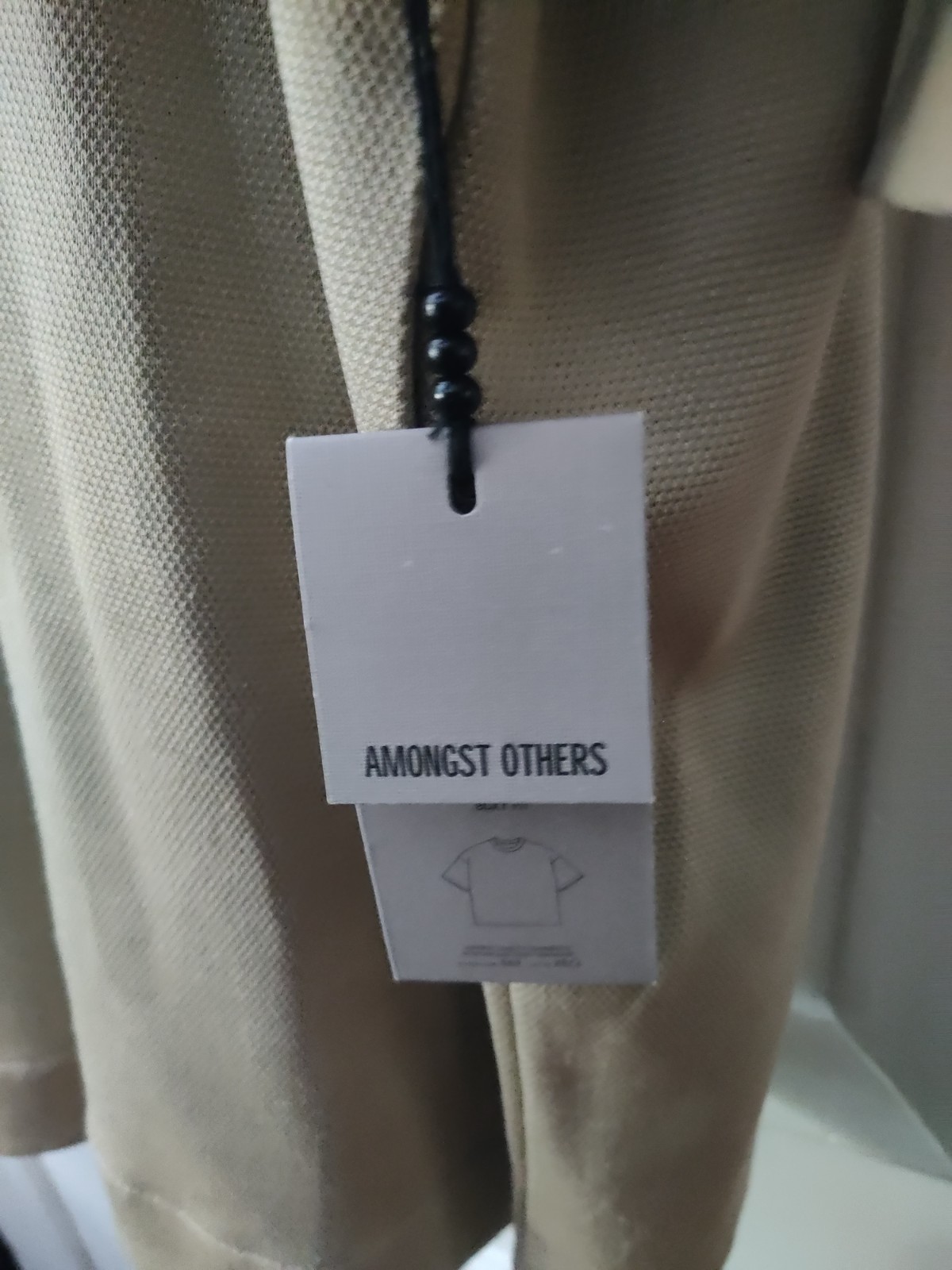 Amongst Others Tan Men's Drop Shoulder Box Fit Large Shirt gallery