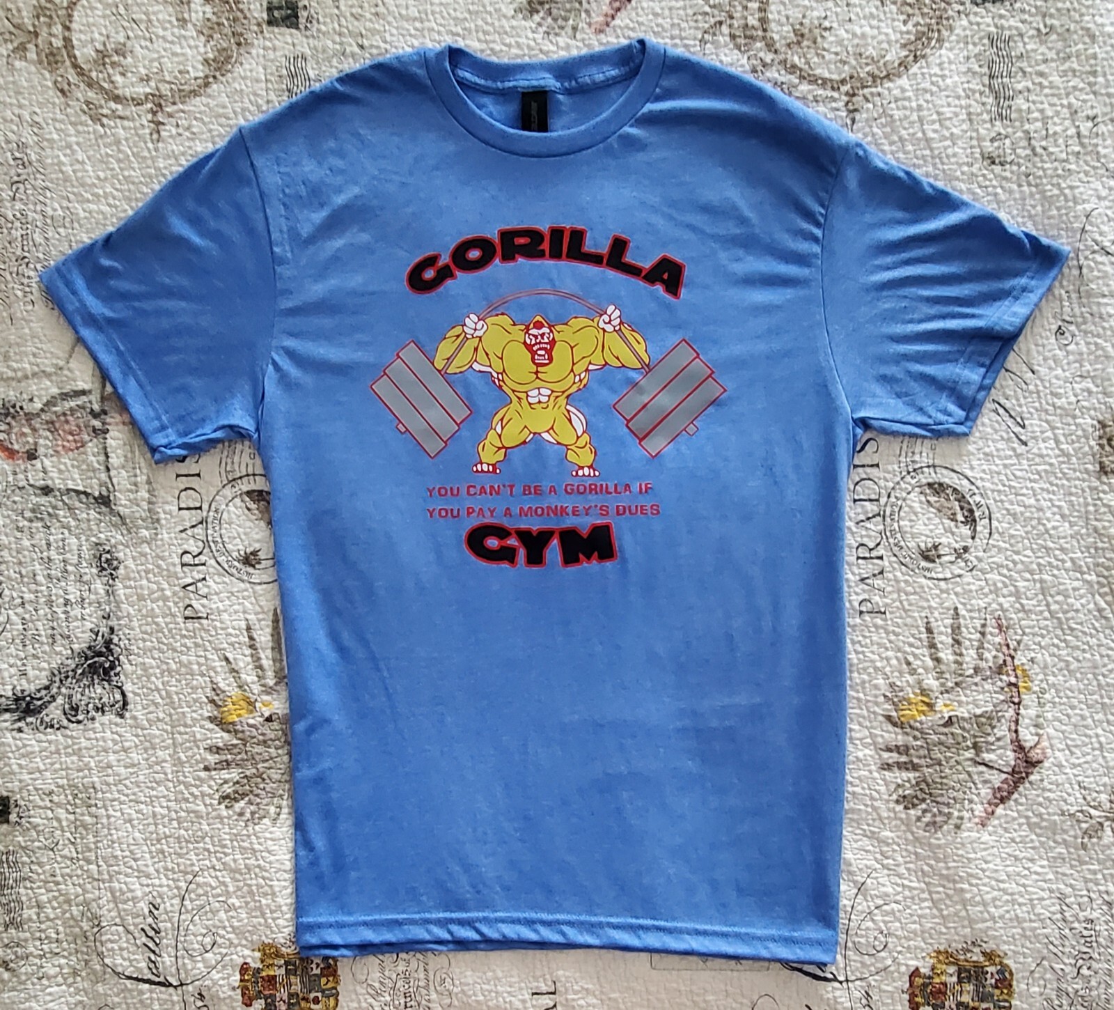 Gorilla Gym Old School Bodybuilding Vintage Muscle T-Shirt Brand New Size M L XL gallery