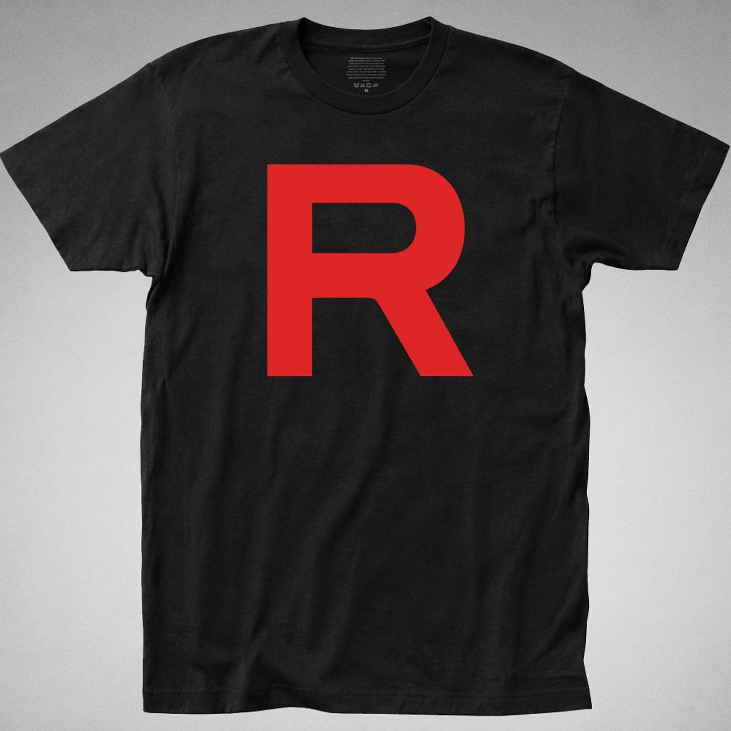 Team Rocket R T-SHIRT costume cosplay gameboy rpg jesse james meowth graphic tee gallery