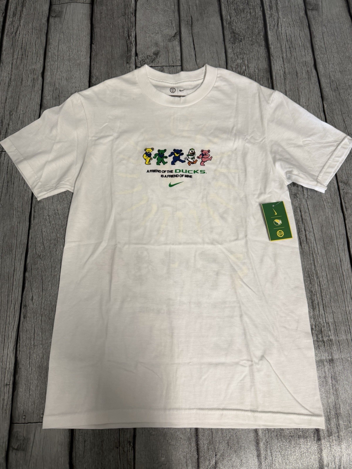 NWT Nike X Class Trip X Grateful Dead X Oregon Friend Of The Ducks Tshirt Small