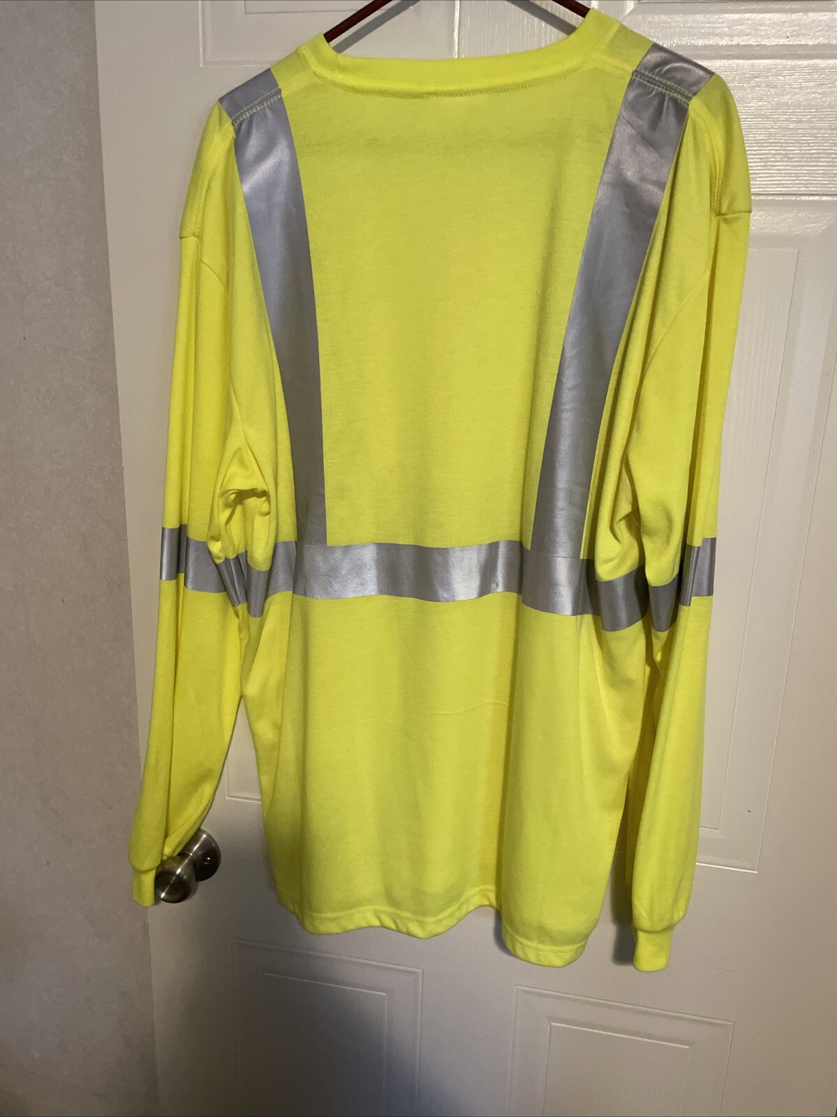 NWT CornerStone Safety Shirt XL Pocket LS Reflective ANSI 107 Class 2 CS401LS gallery