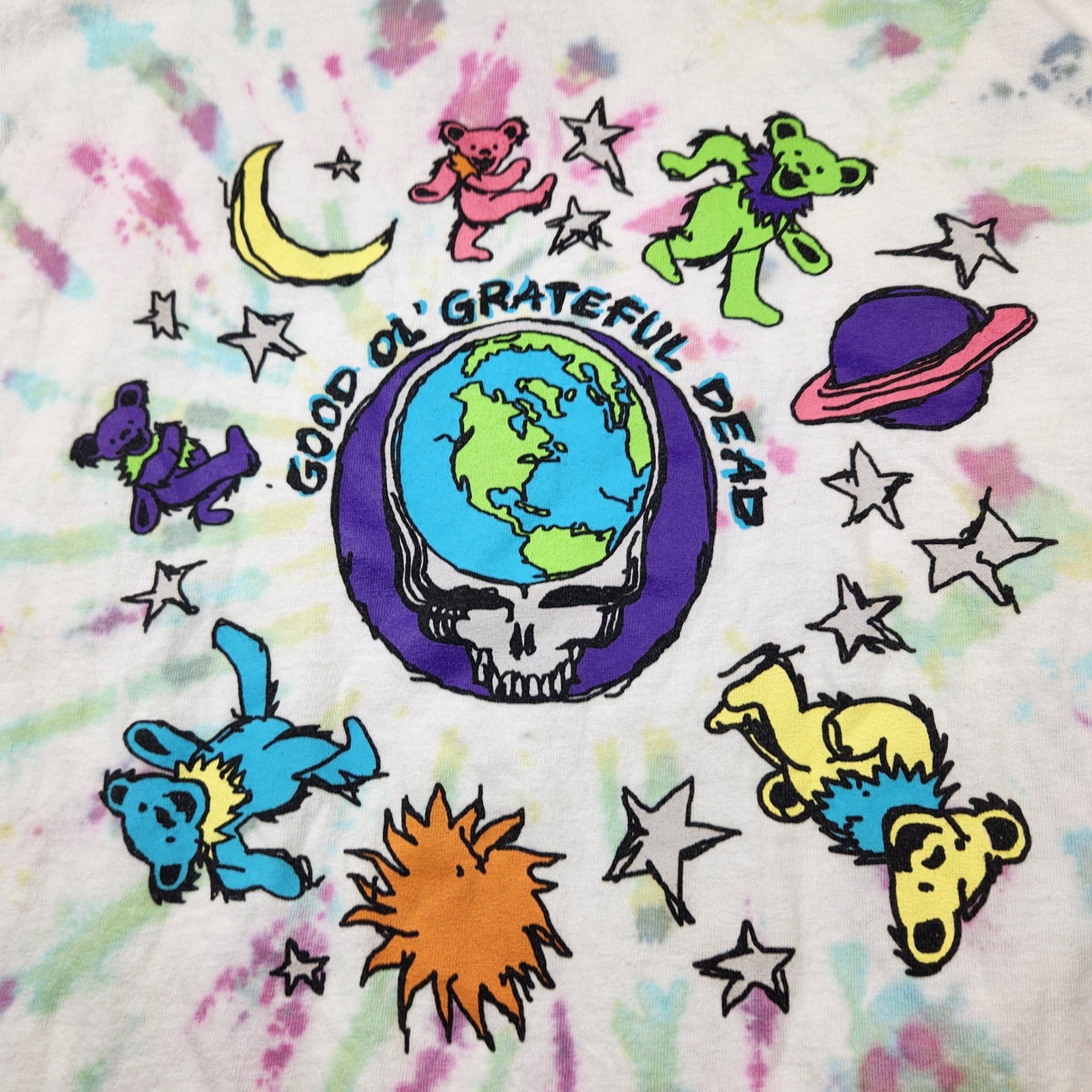 Grateful Dead Ripple Junction Tie Dye T-Shirt Mens Medium Dancing Bears 2021 gallery