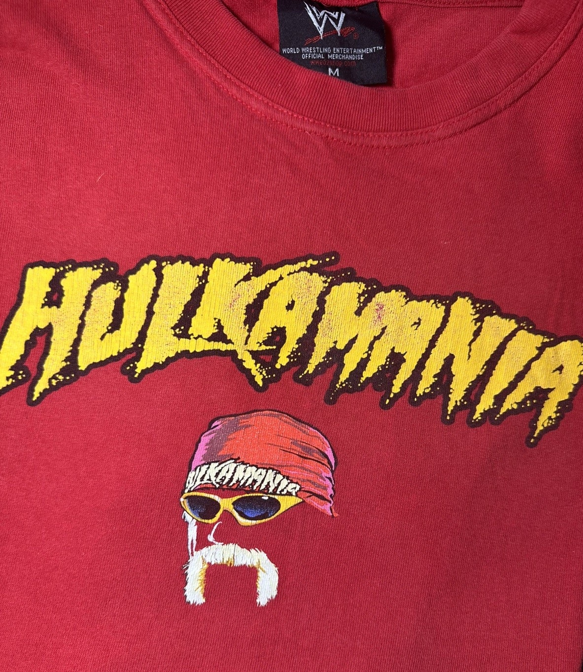 Vintage hulkamania Hulk Hogan T-Shirt Mens size MEDIUM 2005