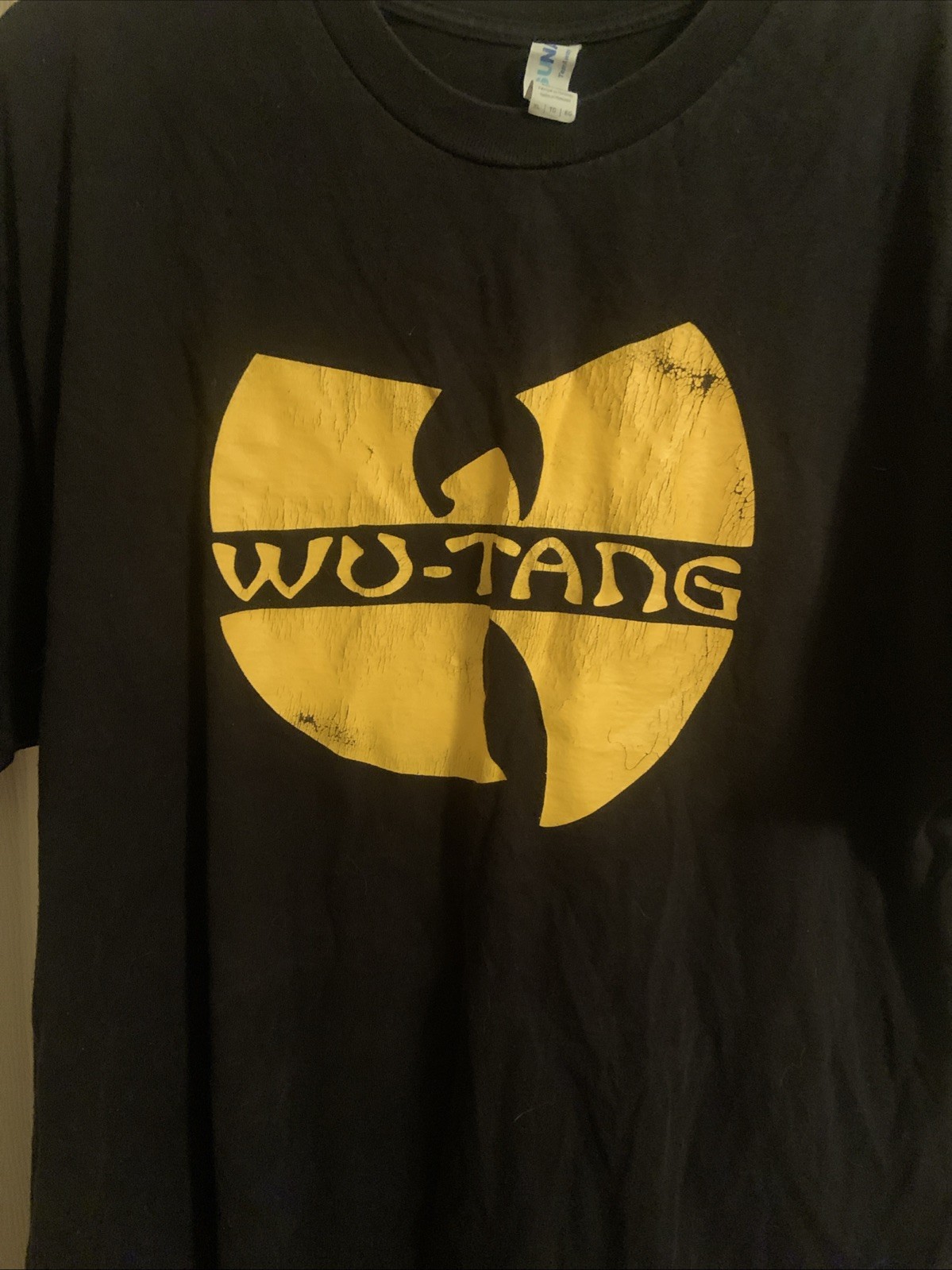 Classic Wu-Tang Clan Logo Black Tee Vintage Hip Hop Shirt Men’s XL Size gallery