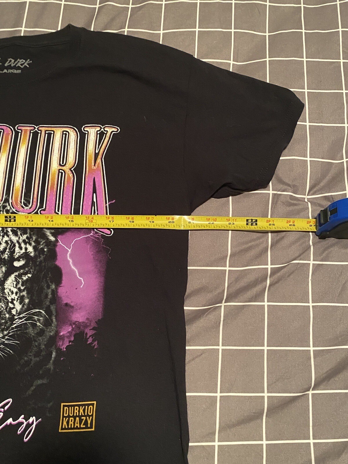 Lil Durk Death Ain’t Easy Otf Official Black T Shirt Size L Hip Hop Rapper gallery