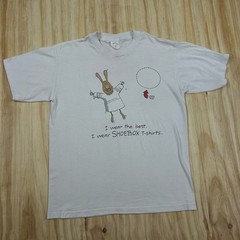 Vintage Hallmark Shoebox Greetings Bunny Single Stitch T Shirt Made in USA L
