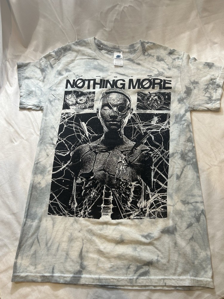 Colortone Nothing More Band Tie-Dye Graphic Tee Men’s S Crew Neck Cotton