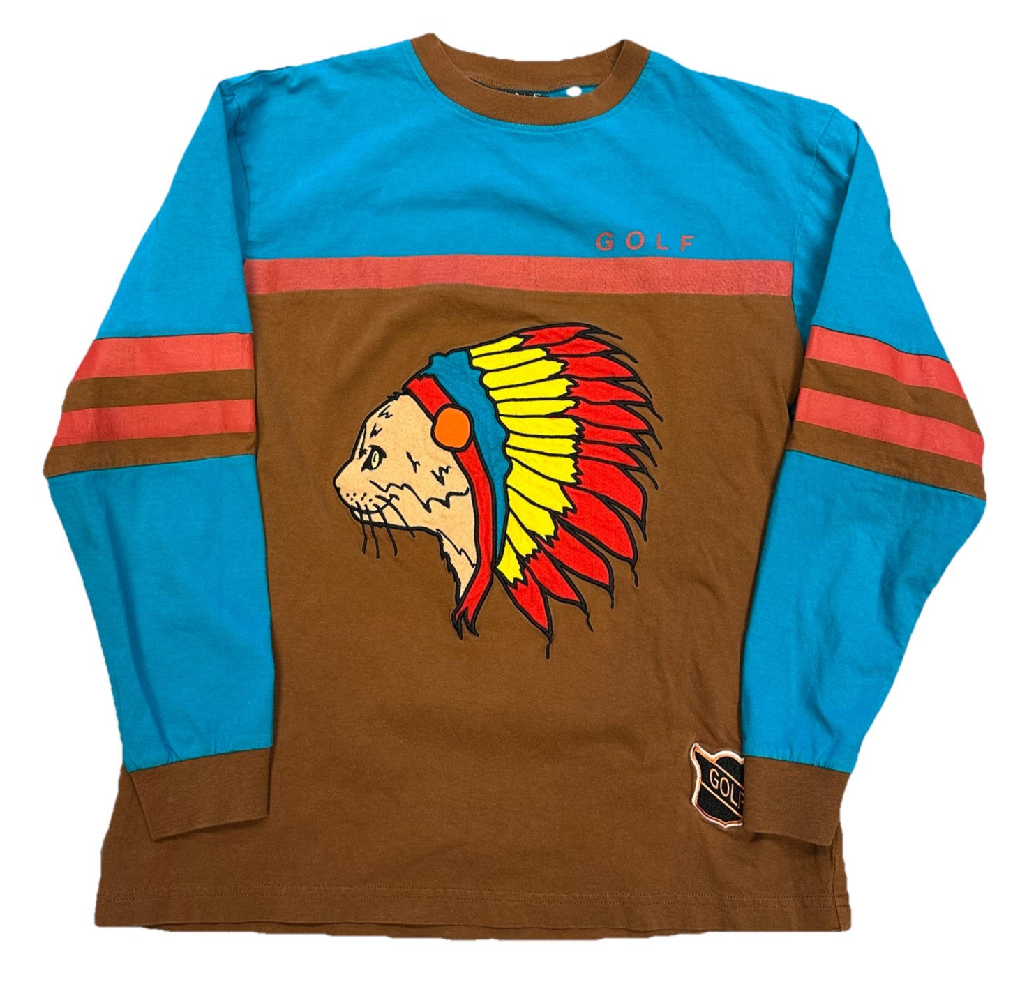 GOLF WANG TYLER THE CREATOR ODD FUTURE CAT HOCKEY JERSEY SHIRT SZ S (24) gallery