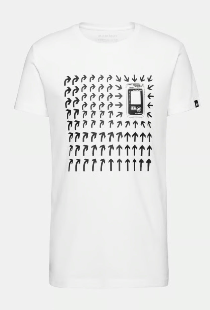 Mammut Massone T Shirt Barry Vox Medium 100% Organic Cotton White