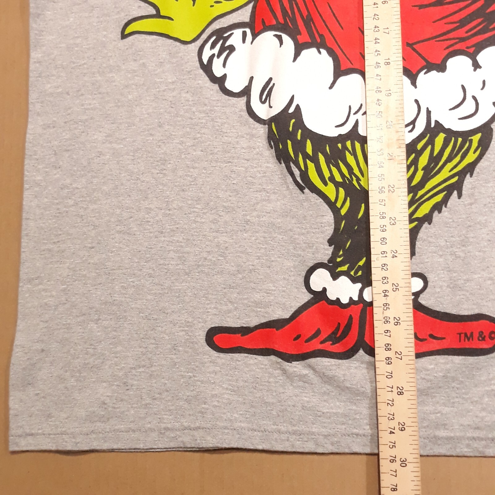 Dr Seuss By Hybrid Apparel Full Body Grinch Gray T-Shirt Men's 2XL gallery