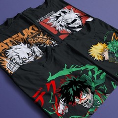 My Hero Academia Bakugou Katsuki Dynamight T-Shirt Anime Unisex Black S-5XL