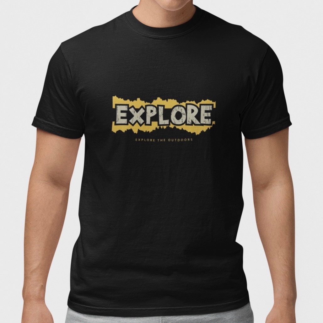 Explore The Outdoors T Shirt Adventure Hiking Camping Nature Tee