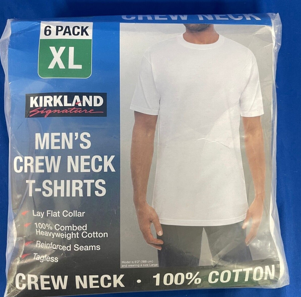 Kirkland Signature Men’s Crew Neck 6-Pack T-Shirts - Choose Color & Size - NEW gallery