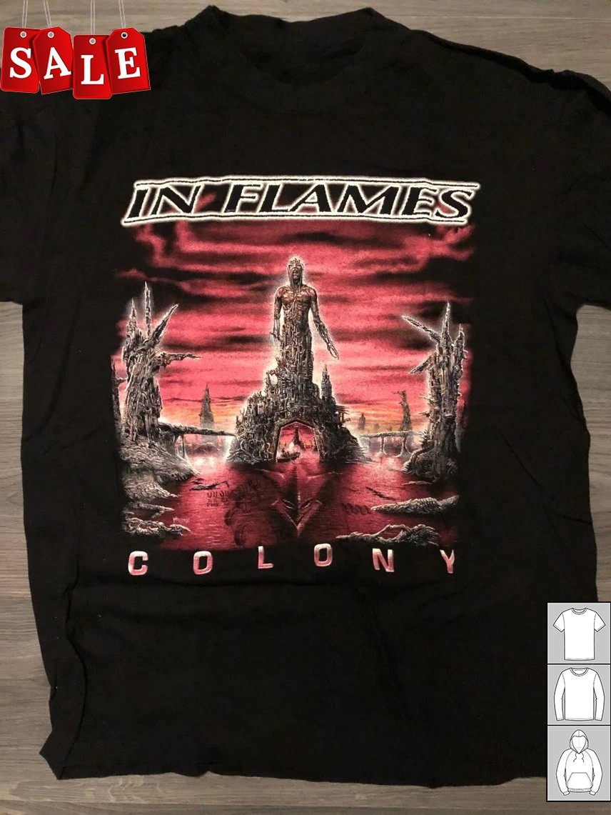 Rare In Flames – Colony Gift For Fans Black S-235XL T-Shirt WE640