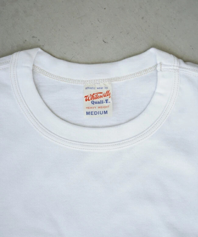 Whitesville WV73544 2-PACK T-SHIRT OFF-WHITE Size M L XL XXL Men's Made in Japan gallery
