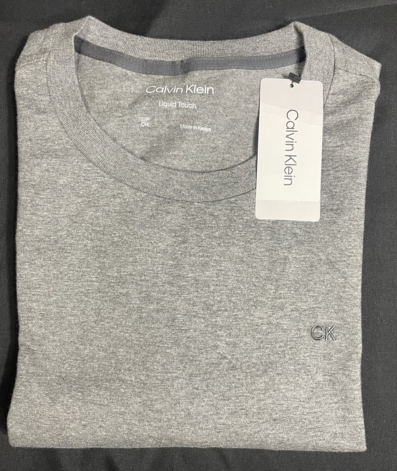 Calvin Klein Men’s Liquid Touch T-Shirt GRAY choose your size NWT