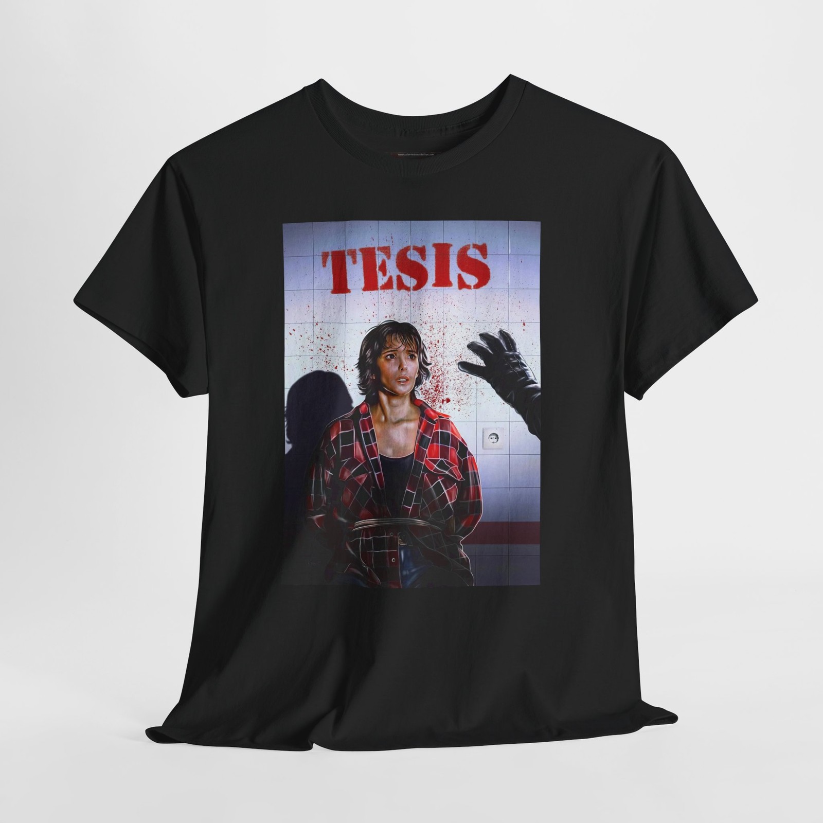 Tesis (Thesis) 1996 Retro Movie Poster Horror Unisex Graphic T-Shirt