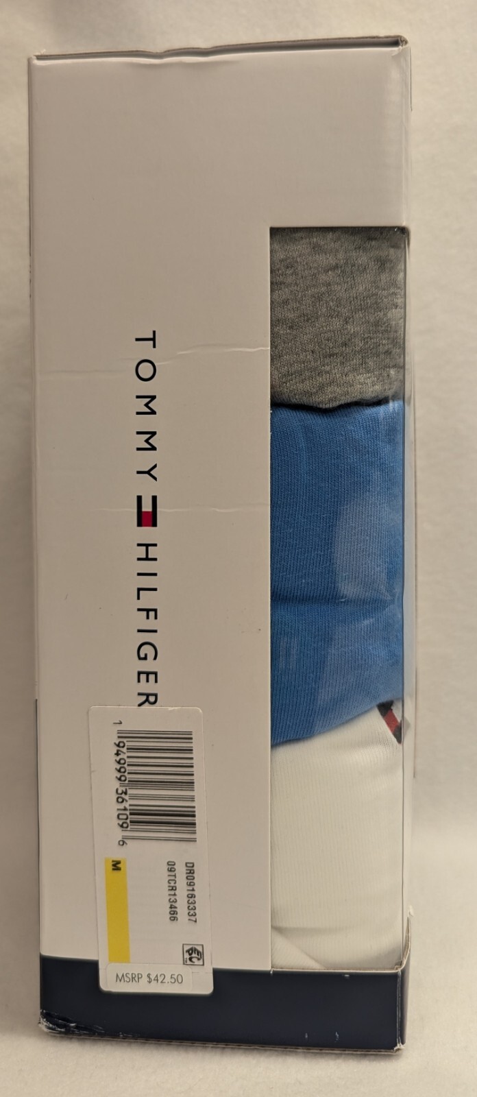 Tommy Hilfiger Men's Classic Crew Neck Tee T-Shirts 3-Pack MED Blue Gray White M gallery