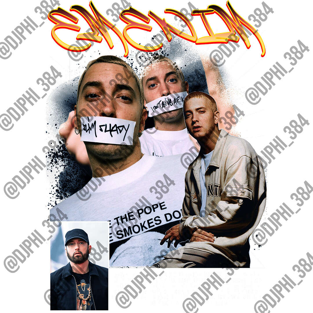 CUSTOM T SHIRT EMINEM RAPPER MUSIC HIP HOP R&B VINTAGE TEE ARTIST POP gallery