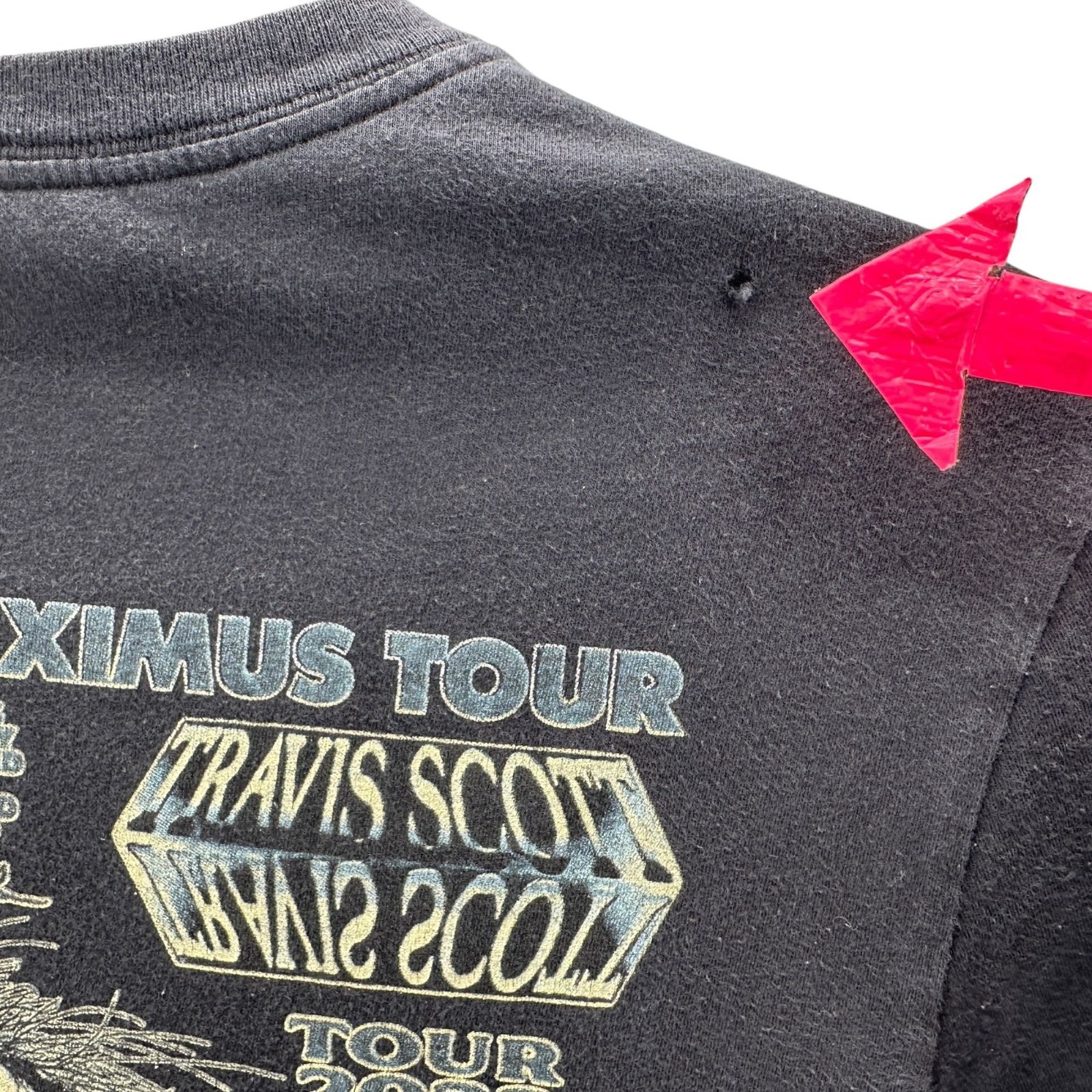 Travis Scott Mens Medium Shirt Utopia The Circus Maximus Tour 2023 Black Graphic gallery