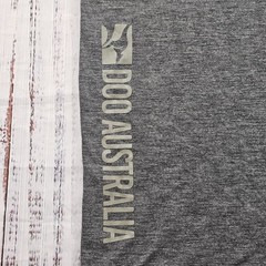 Doo Australia Surflex Gray Polyester Blend T-Shirt Men’s M
